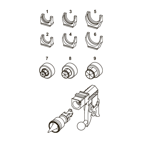 Запасные части для арт. 720170 - TECEflex PMA 40 63 для запрессовки пресс-втулок и расширения труб