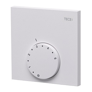 Пластиковый комнатный термостат TECEfloor RT-A, аналоговый, белый