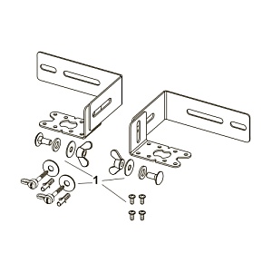 Запасные части для арт. 674001 – кронштейны TECEdrainprofile для монтажа на стене или на полу
